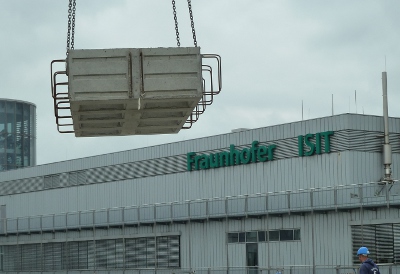 Construction site at Fraunhofer ISIT