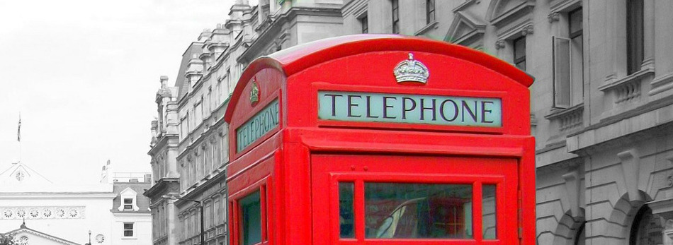 Picture of an old telephone box