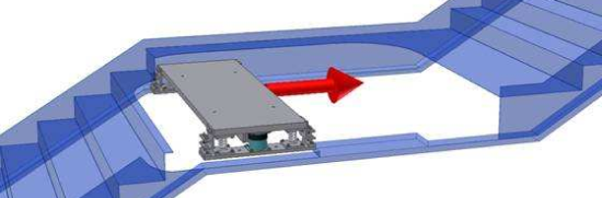 Abbildung eines 3-D-Modells für eine Treppe mit Tilger